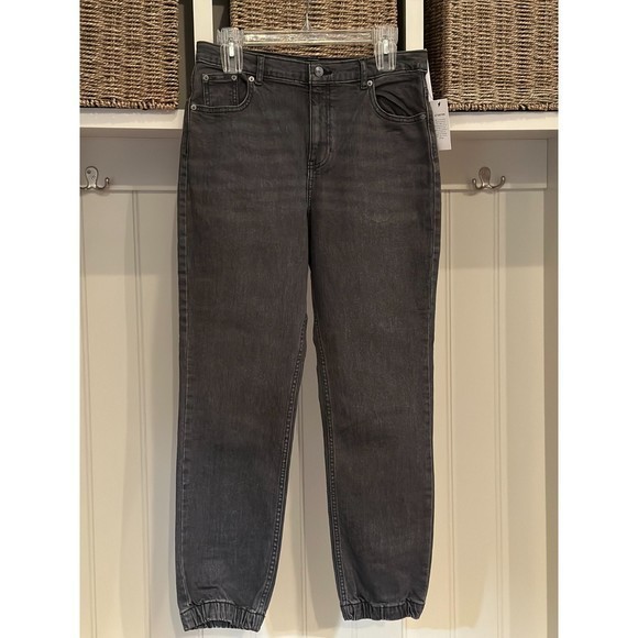 Free Assembly Grey Jogger Mom Jeans w/ Adjust Waist - Girls‎ Size 18 **NWT ** - Picture 4 of 10